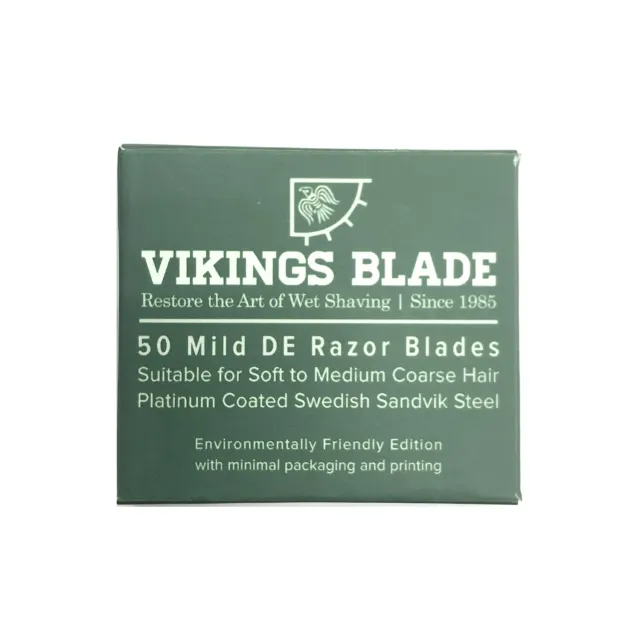 Vikings Blade Mild rakblad 50-pack svenskt stål