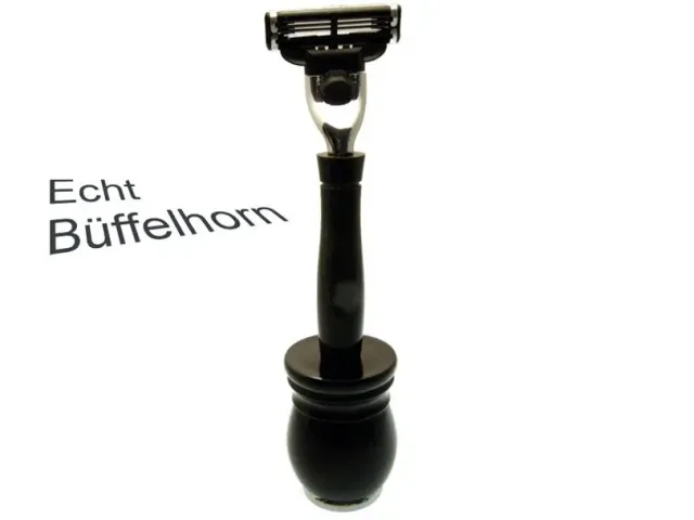 Dr. Dittmar rakhyvel buffelhorn med ställ Mach3