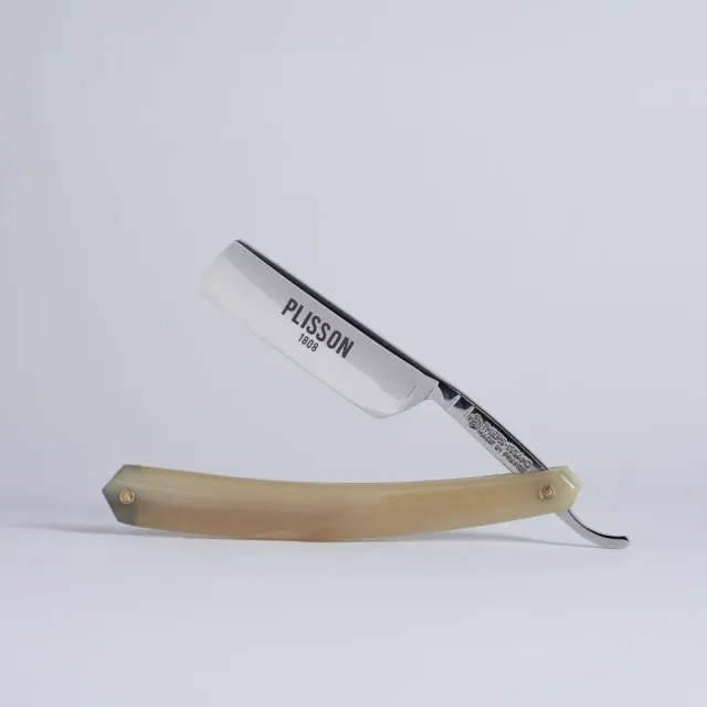 Plisson Coupe-Choux rakkniv horn kolstål 6/8