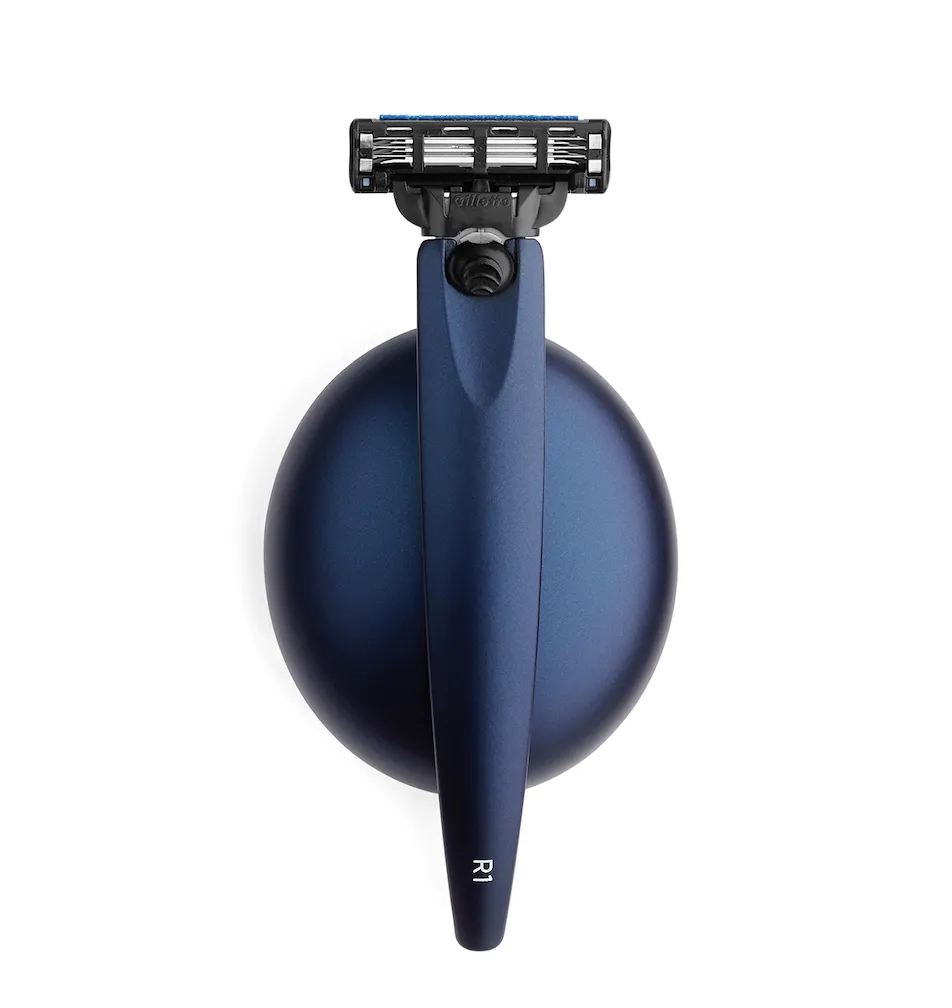 Bolin Webb R1 Matte Blue rakhyvel med ställ Mach3