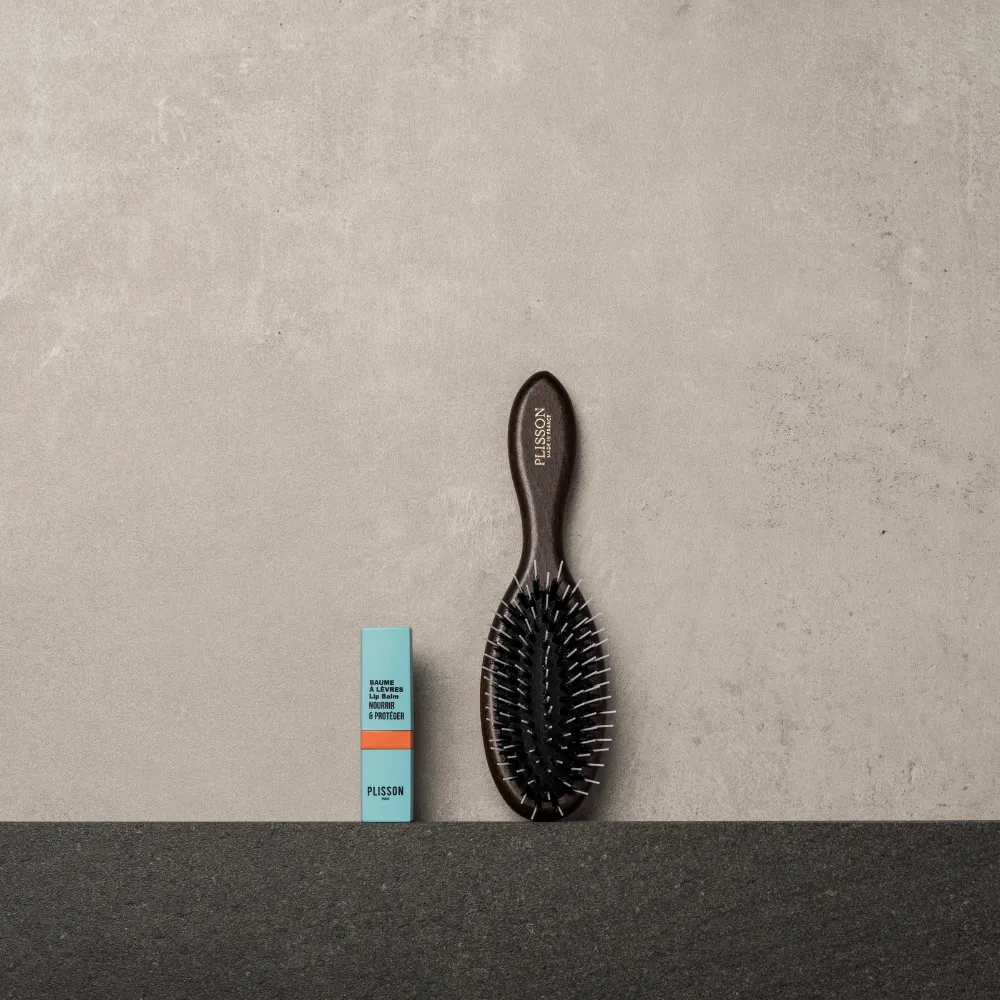Plisson 1808 Hårborste vildsvin nylon liten 18 cm