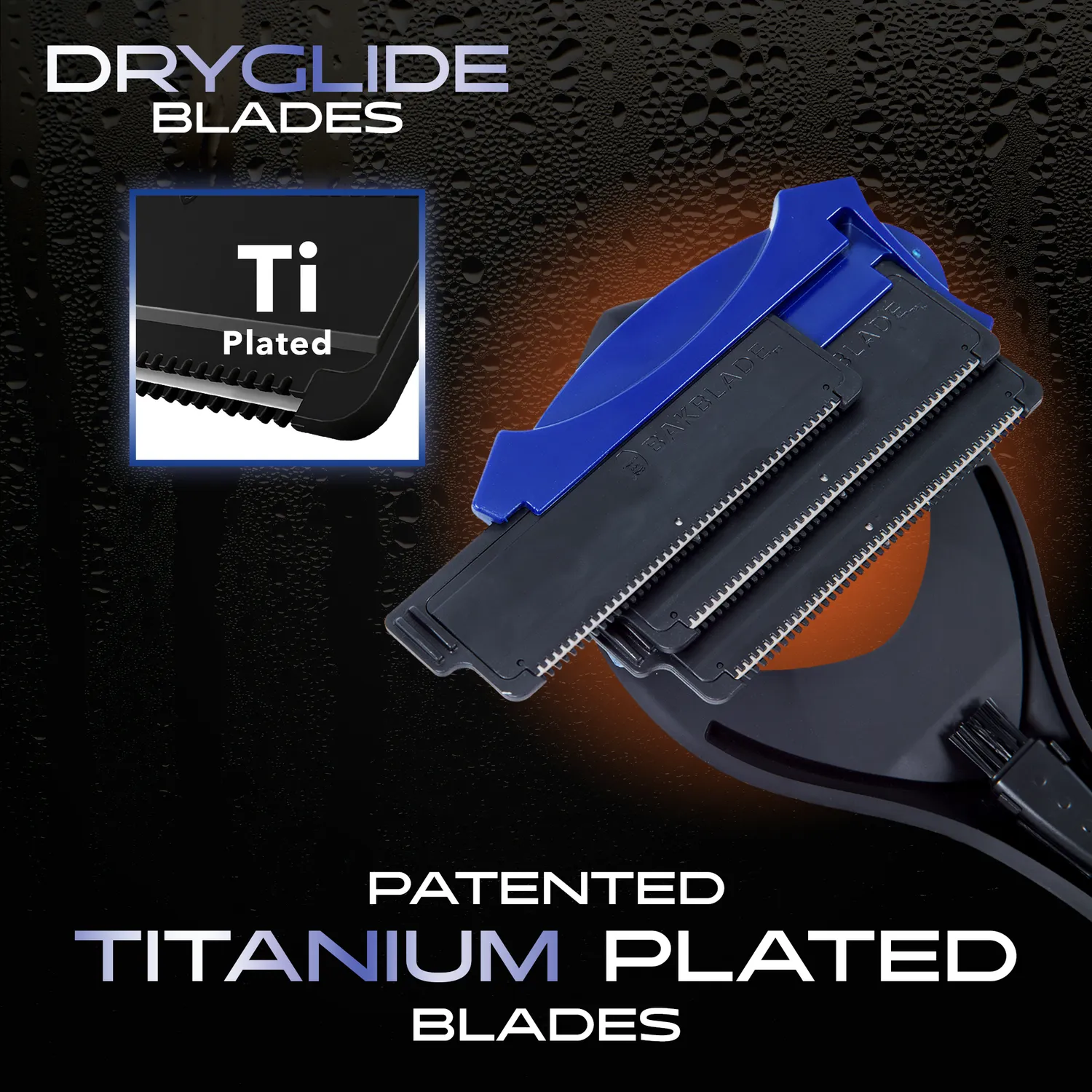 BaKblade 3.0 Stealth rygghyvel 6 blad justerbar
