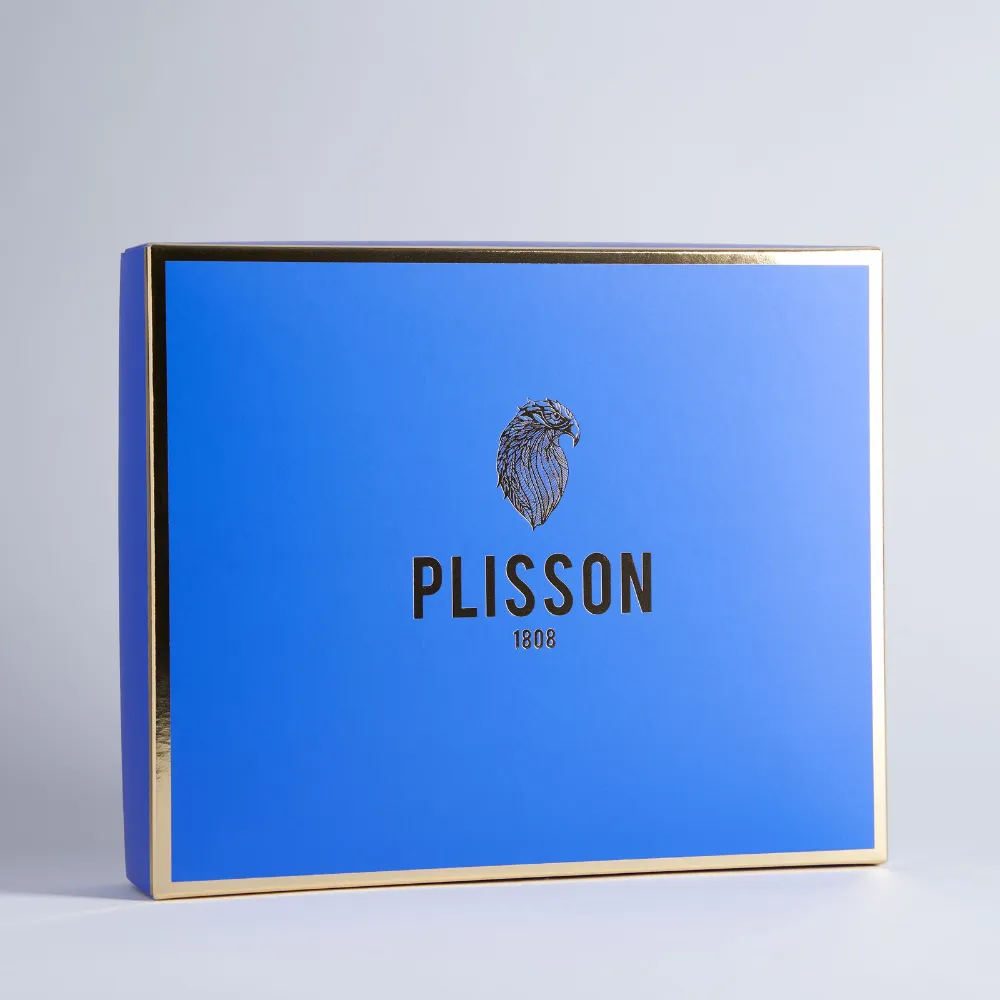 Plisson 1808 Napoléon rakset blå fiber 12 present
