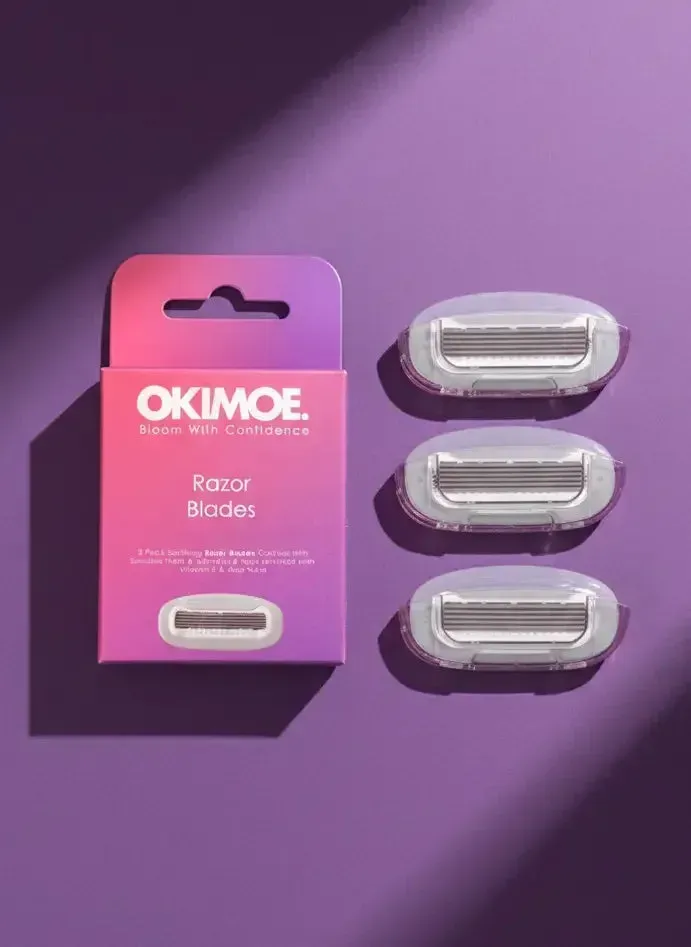 OKIMOE rakblad 5-bladig refill 3-pack svenskt stål