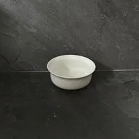Plisson 1808 Essentiel rakskål porslin 85 mm vit