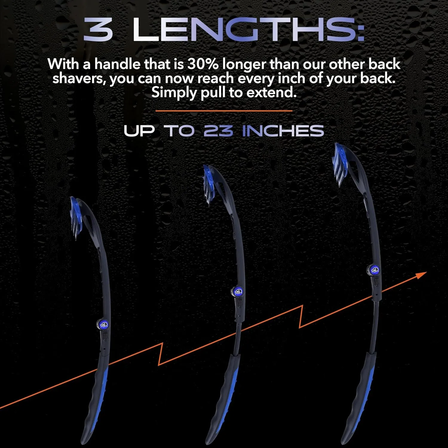 BaKblade 3.0 Stealth ryggrakhyvel total set 23 tum