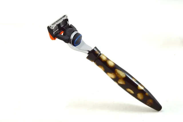 Dr. Dittmar rakhyvel resin Fusion mönstrad 9 cm