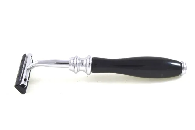 Dr. Dittmar G2 rakhyvel svart plexi mässing 60 g