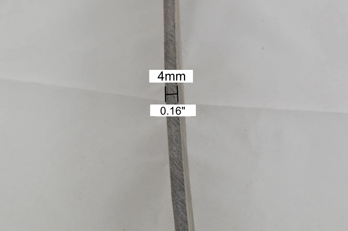 Dr Dittmar buffelhorn hornplatta 49–51 cm 4 mm