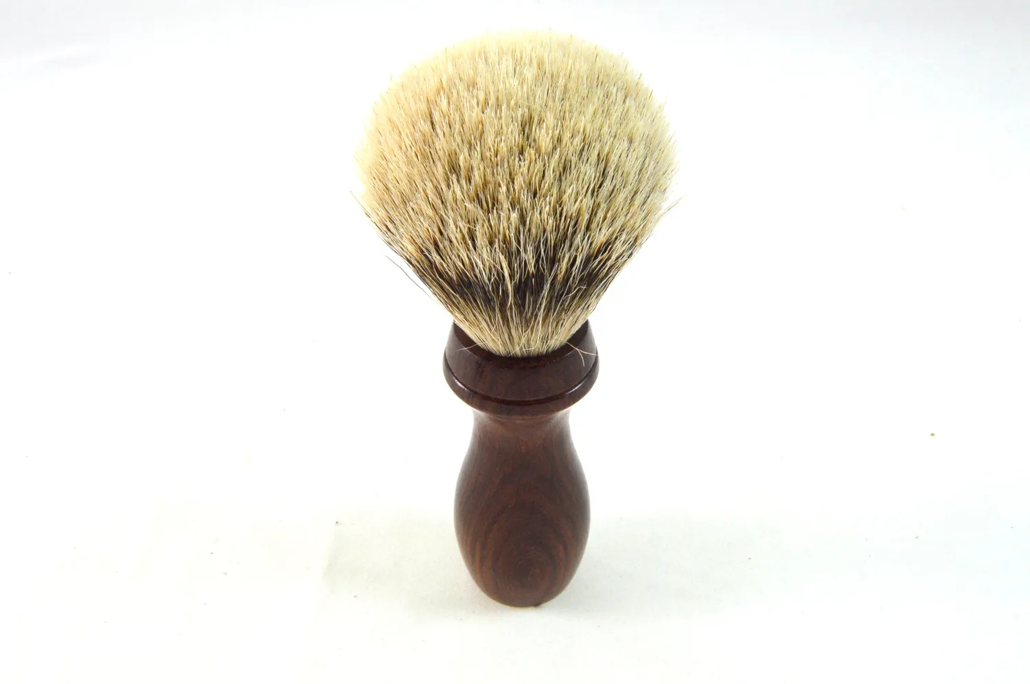 Dr. Dittmar Barber Style rosenträ rakborste silvertip