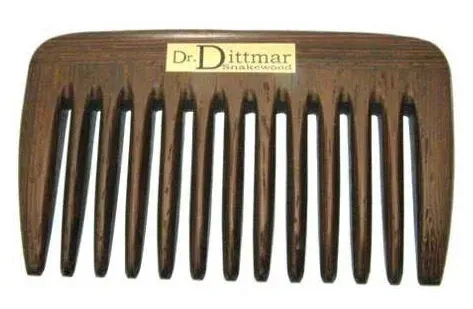 Dr. Dittmar Afro hårkam ormaträ grov 10 cm