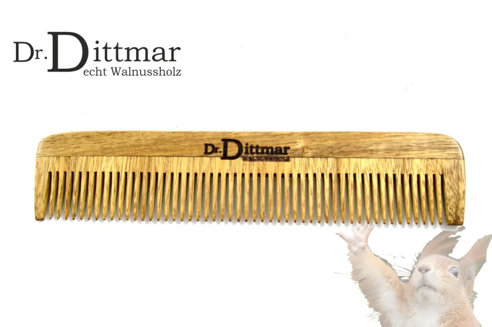 Dr. Dittmar fickkam valnöt täta tänder 14,5 cm
