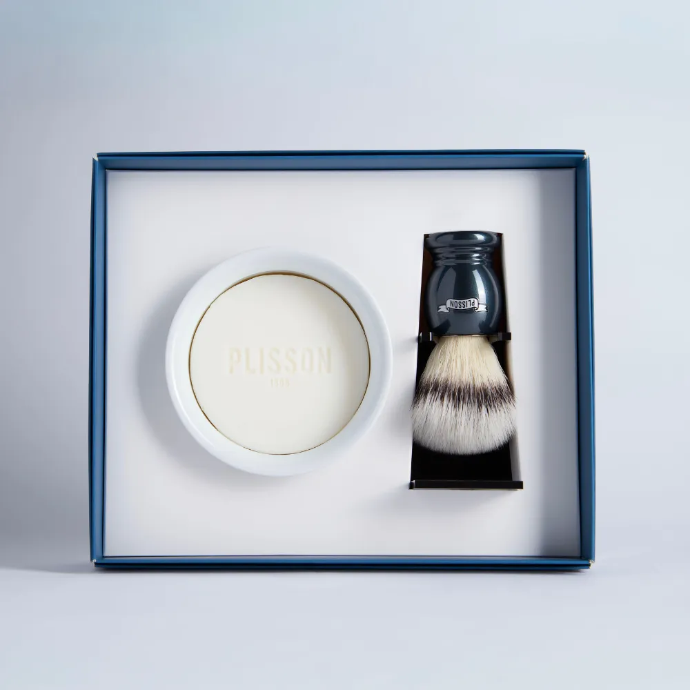 Plisson 1808 Essentiel rakset fibre blanc haute montagne