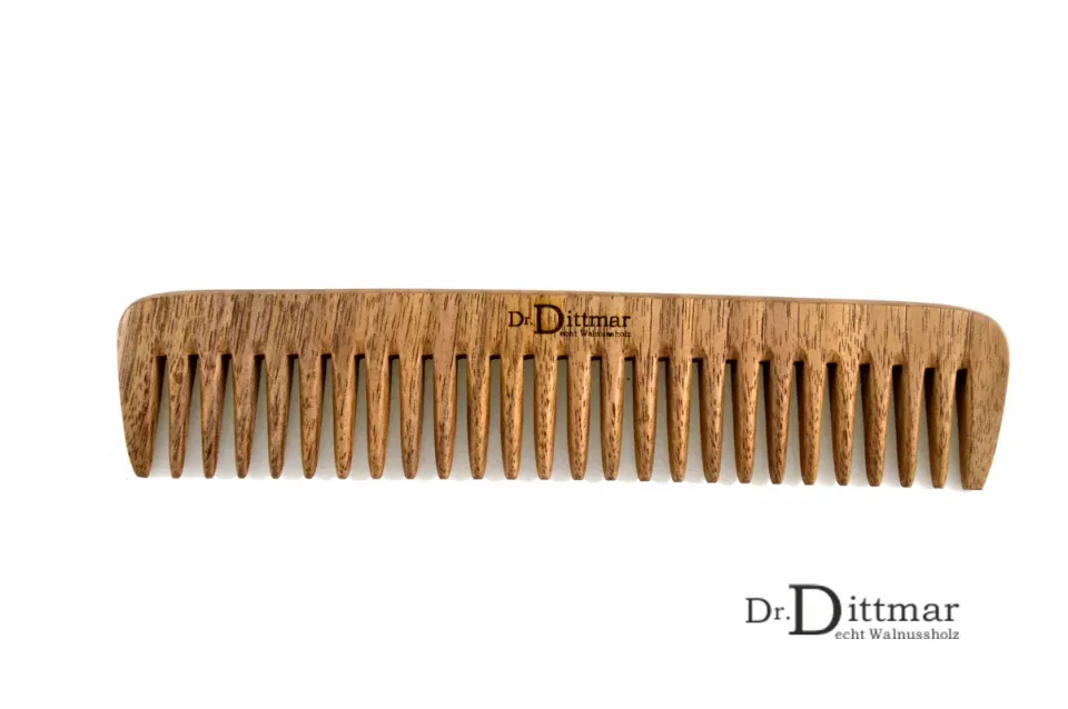 Dr. Dittmar afrokam valnötsträ 18 cm