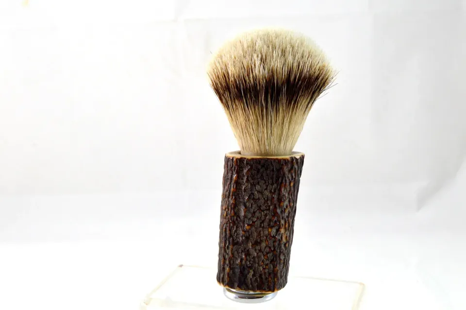 Dr. Dittmar rakborste hjorthorn silvertip