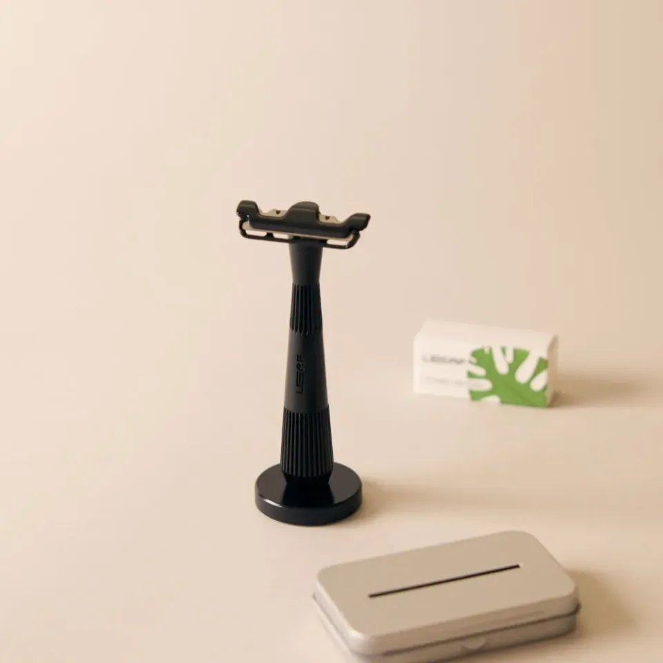LEAF Twig rakhyvel kit Chrome med 50 blad