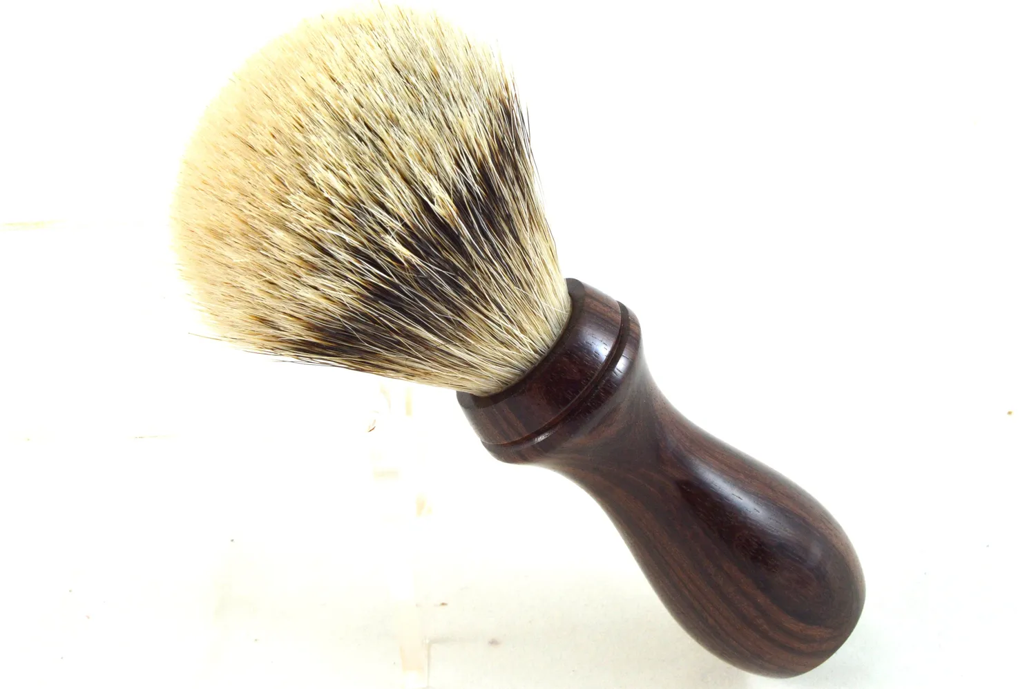 Dr. Dittmar Barber Style rosenträ rakborste silvertip