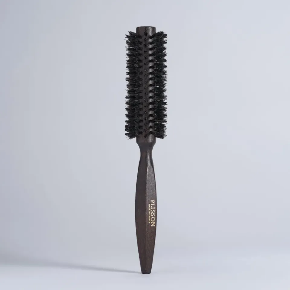 Plisson 1808 hårborste rund 40 mm vildsvinsborst