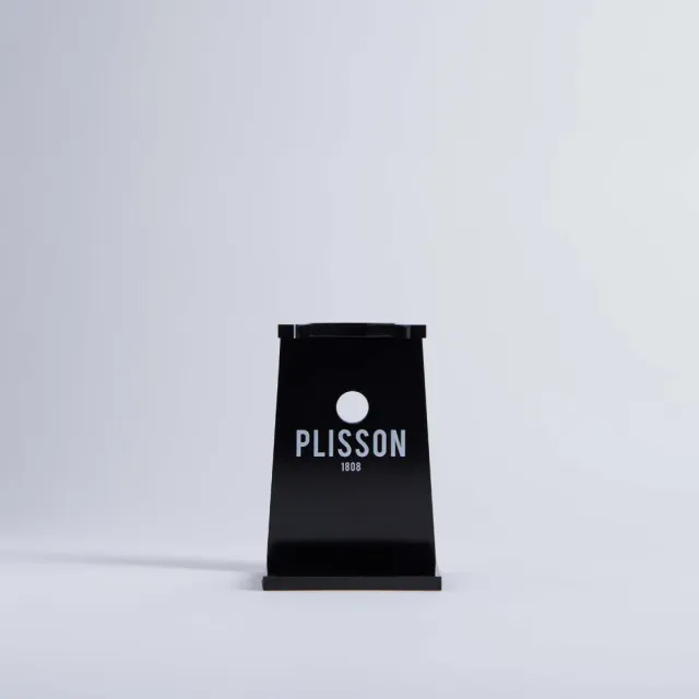Plisson 1808 rakborstställ 8-14 svart plexi