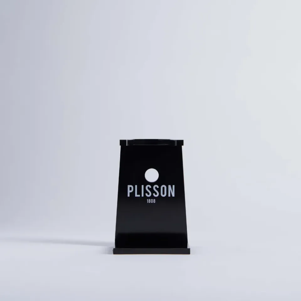 Plisson 1808 rakborstställ 8-14 svart plexi