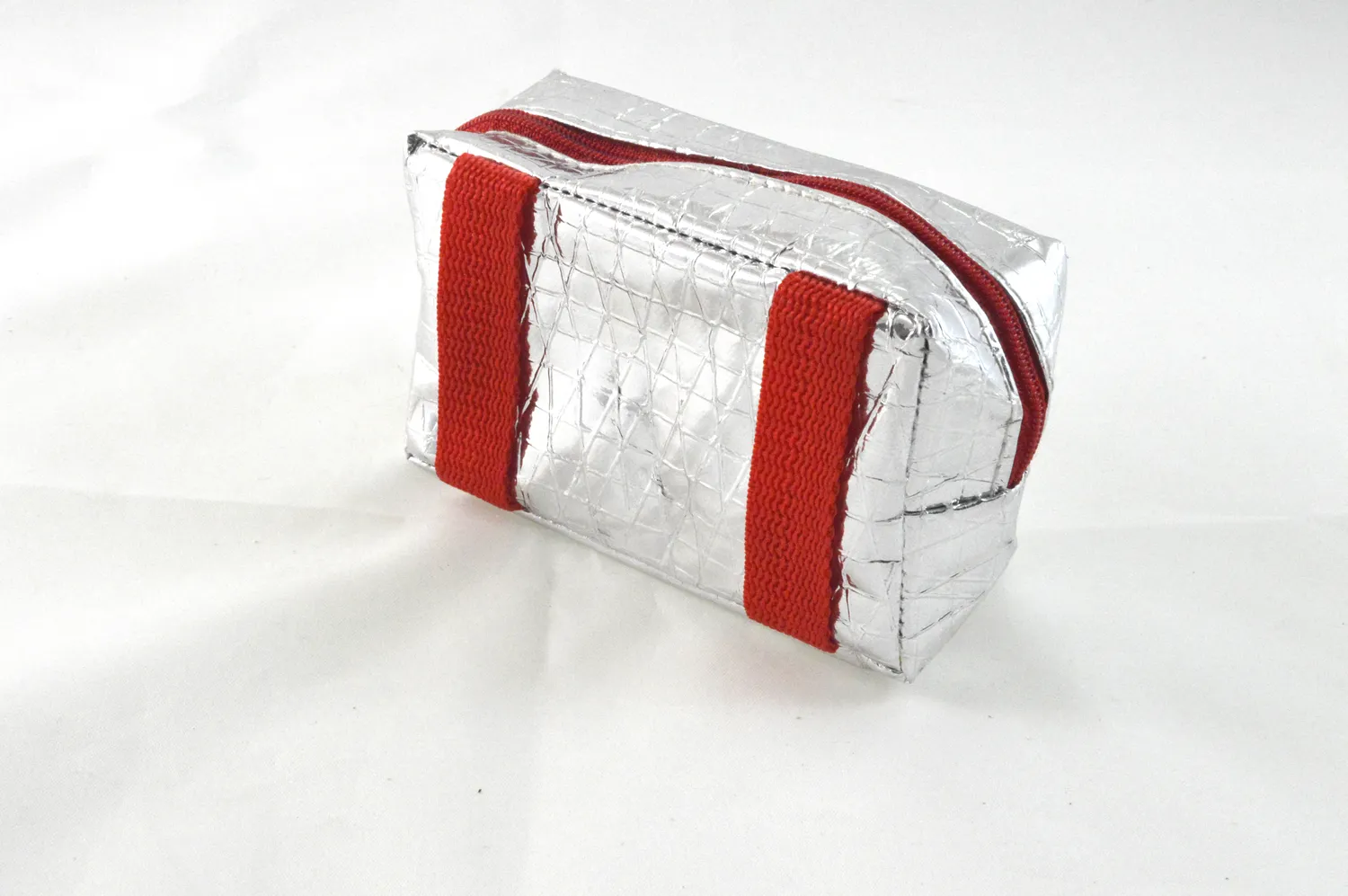 Dr. Dittmar midjeväska vattentät nylon röd/silver