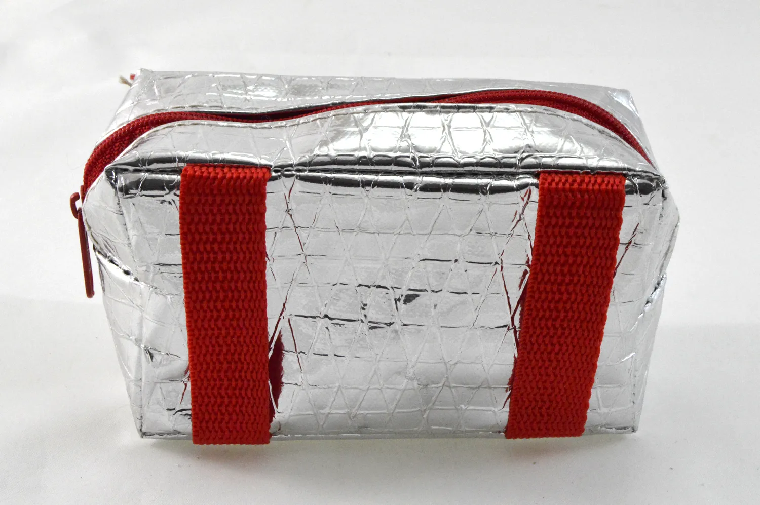 Dr. Dittmar midjeväska vattentät nylon röd/silver