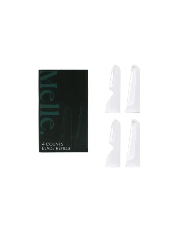 Melle Dermaplaner 2.0 refillblad 4-pack