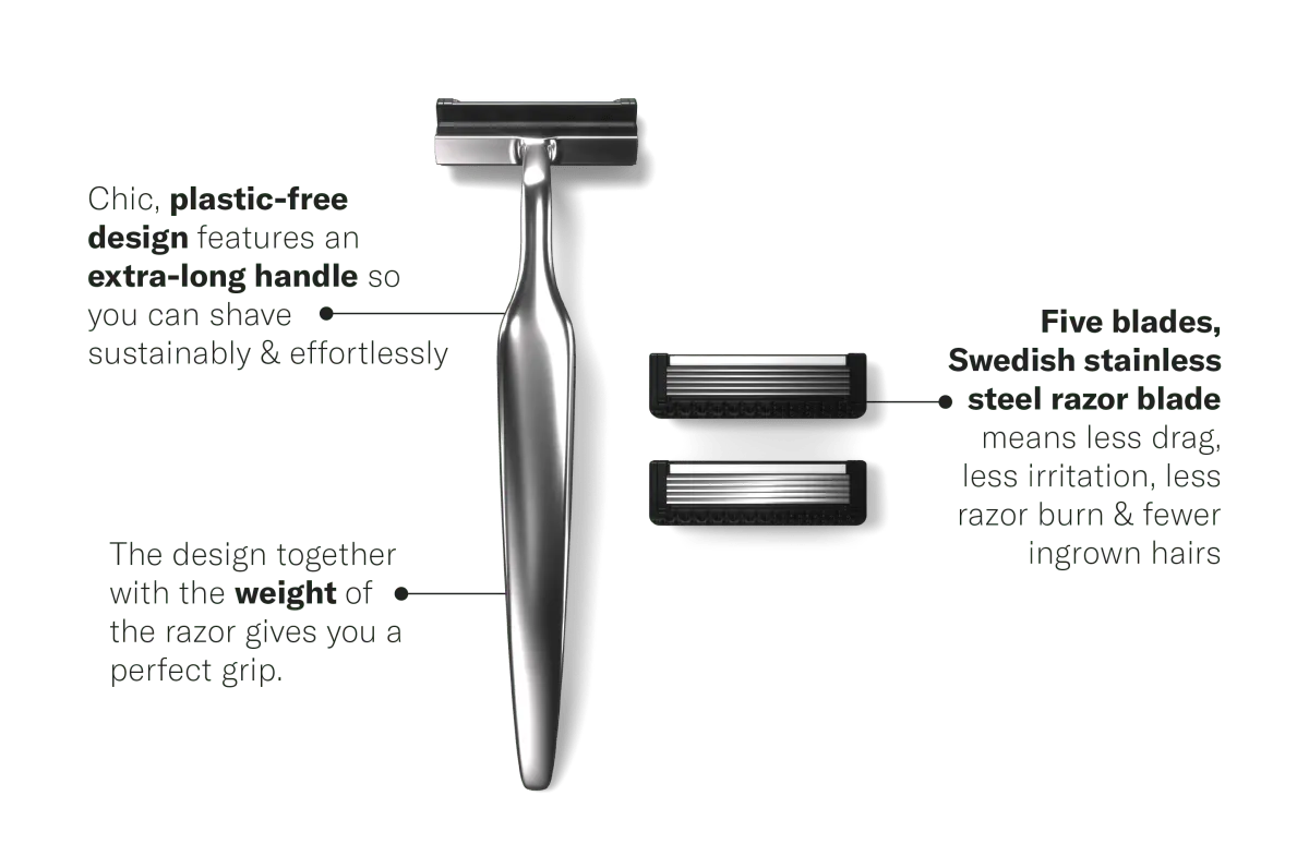 Melle Razor Kit rakhyvelset svart