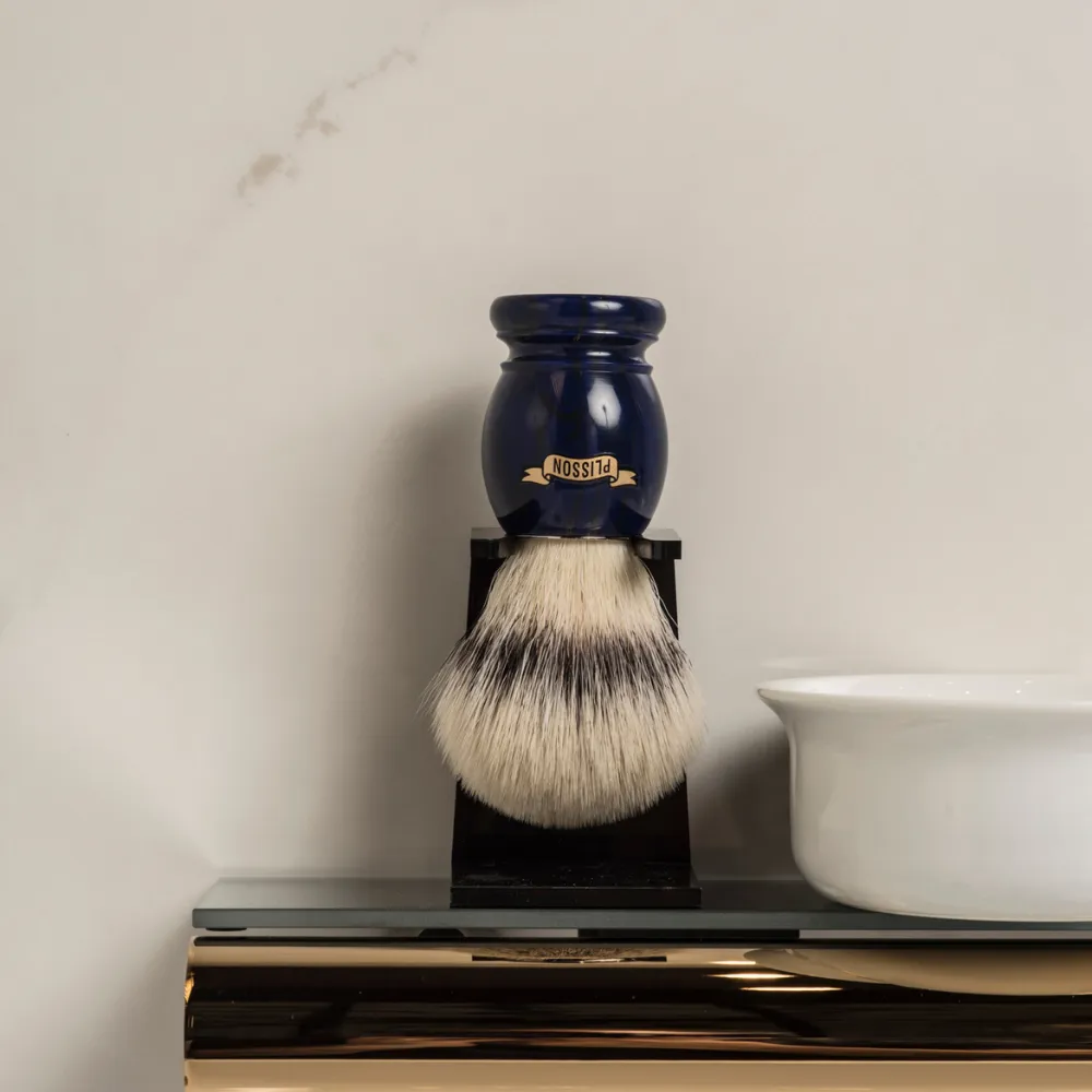 Plisson 1808 Original rakborste Lazuli syntet 12