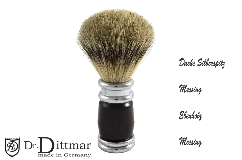 Dr. Dittmar Top of the Line rakborste 22 mm silvertip