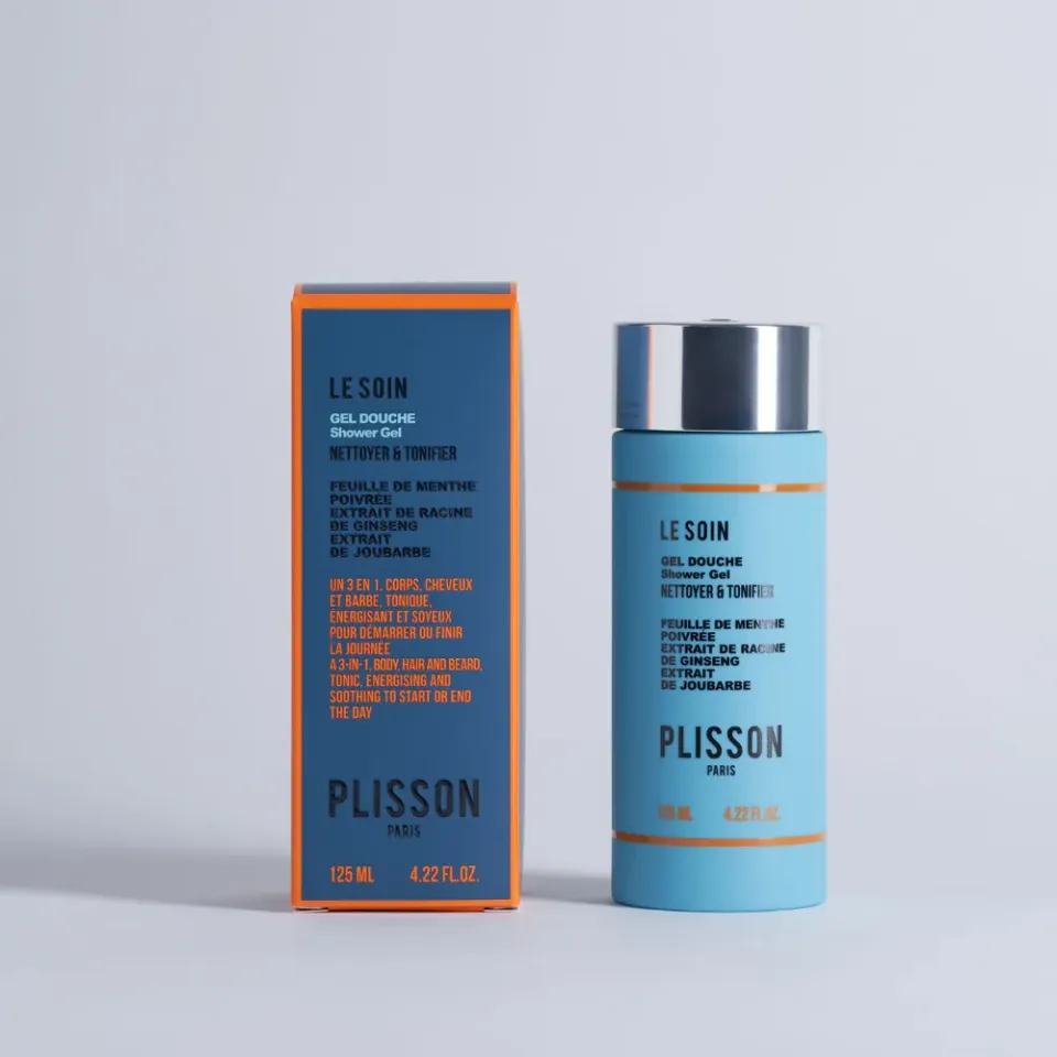 Plisson 1808 duschtvål 3-i-1 kropp hår skägg