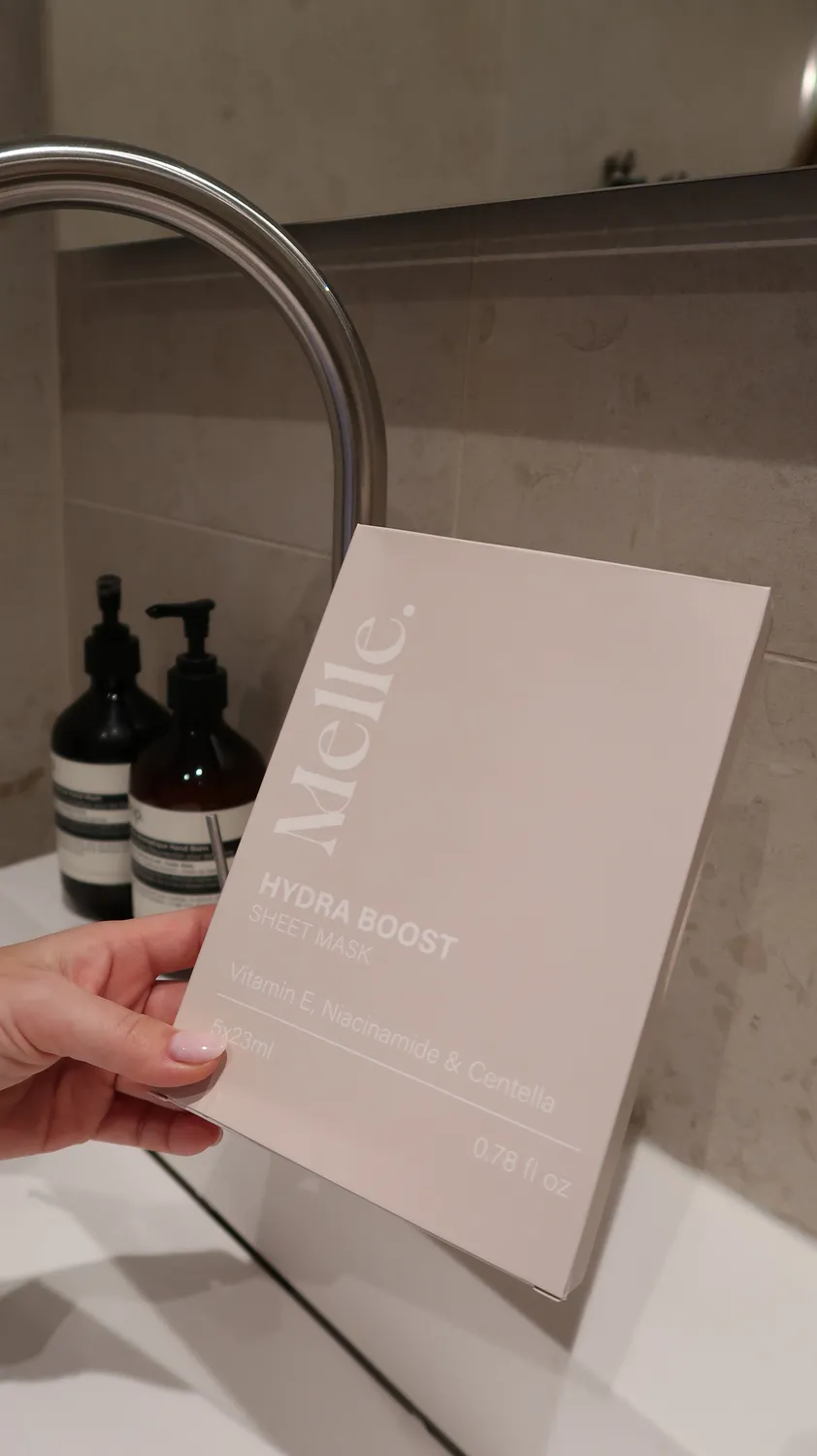 Melle Hydra Boost Sheet Mask ansiktsmask 5-pack