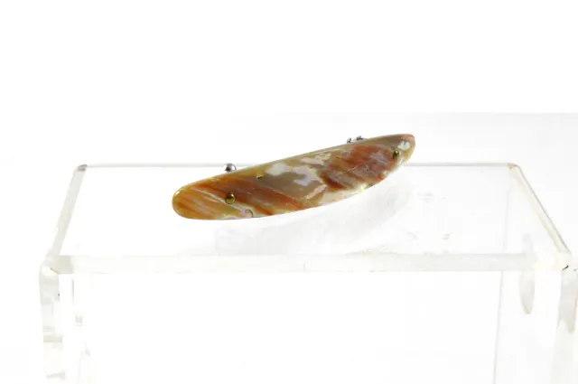 Dr. Dittmar Goldfish hårspänne pärlemor abalone