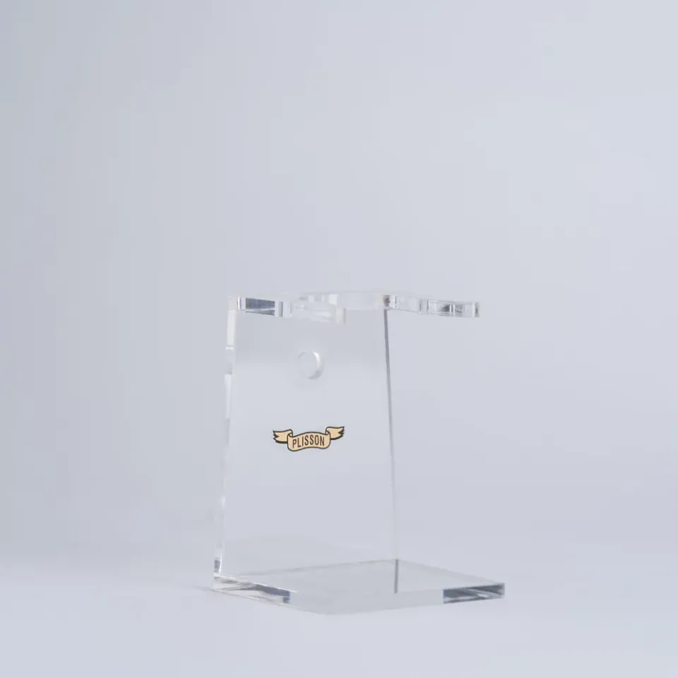 Plisson 1808 rakborstställ plexiglas stor