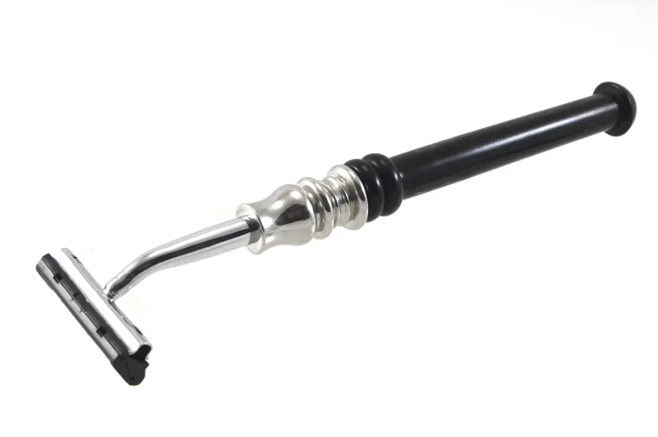 Dr Dittmar G2 rakhyvel svart horn extra tung