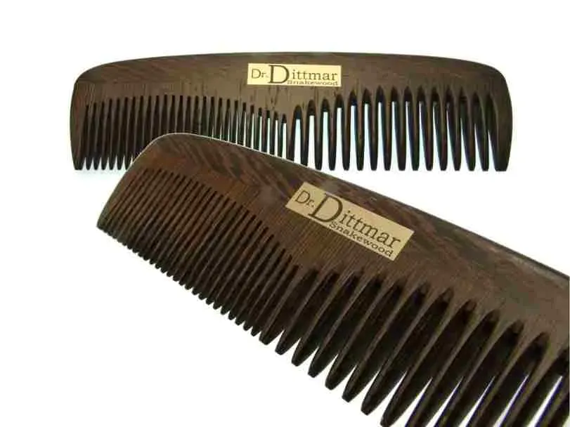Dr. Dittmar frisörkam ormeträ grov/fin 145 mm