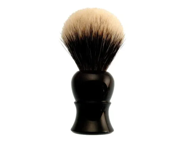 Dr. Dittmar Acetate rakborste 2-band silvertip