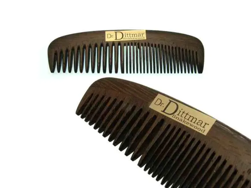 Dr. Dittmar fickkam ormträ 12 cm dubbeltandad