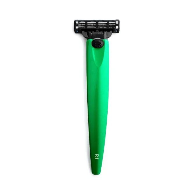 Bolin Webb R1 Ninja Green rakhyvel Mach3 metallgrön