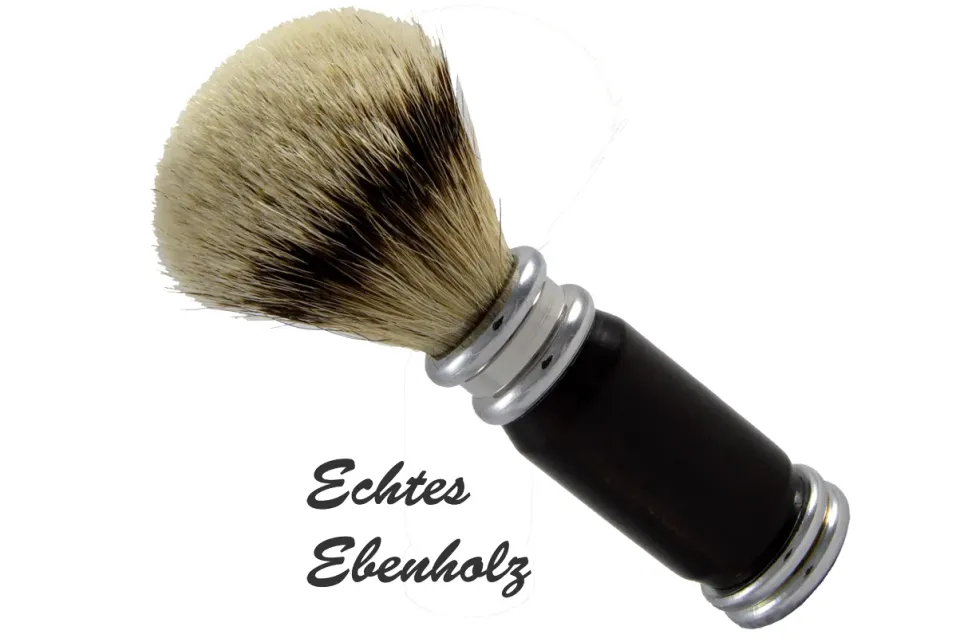 Dr. Dittmar Barber Style rakborste ebenholts silverspets