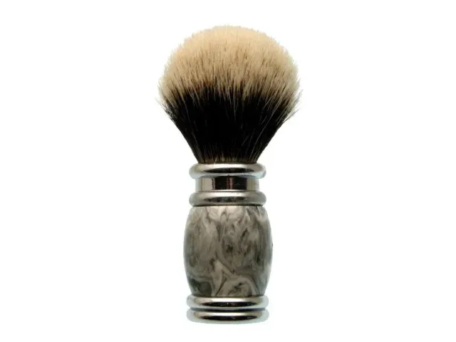 Dr. Dittmar Acetate Chrome 203 rakborste two-band silvertip