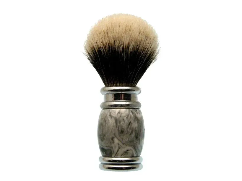 Dr. Dittmar Acetate Chrome 203 rakborste two-band silvertip