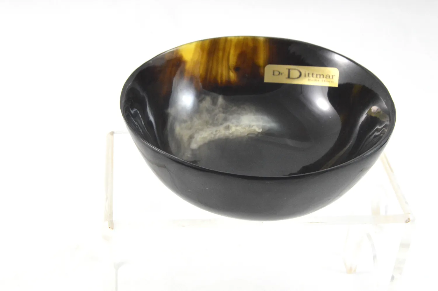 Dr. Dittmar rakskål buffelhorn 90 mm polerad