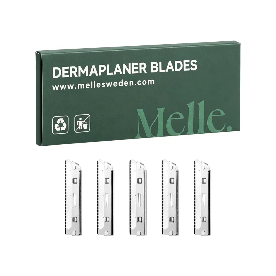Melle Dermaplaner 1.0 rakblad 5-pack enkelblad