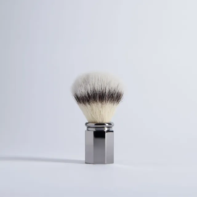 Plisson 1808 Joris Octogonal rakborste ruthenium syntet 12