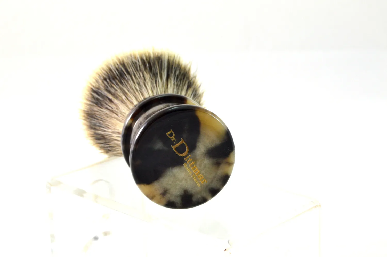 Dr. Dittmar Beauty in Horn rakborste silverspets