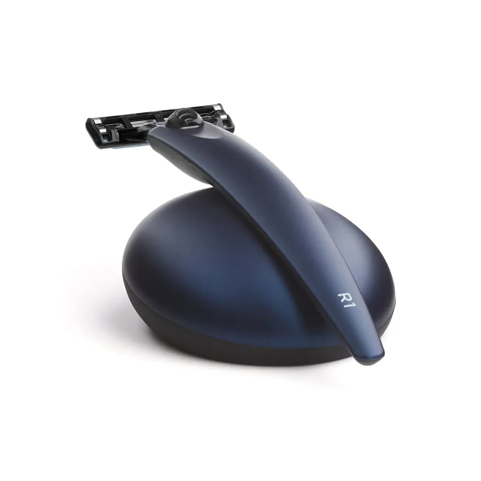 Bolin Webb R1 Matte Blue rakhyvel med ställ Mach3