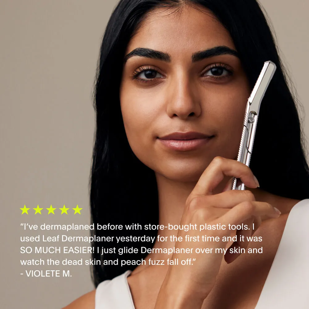 LEAF Dermaplaner ansiktsrakhyvel Prism verktyg