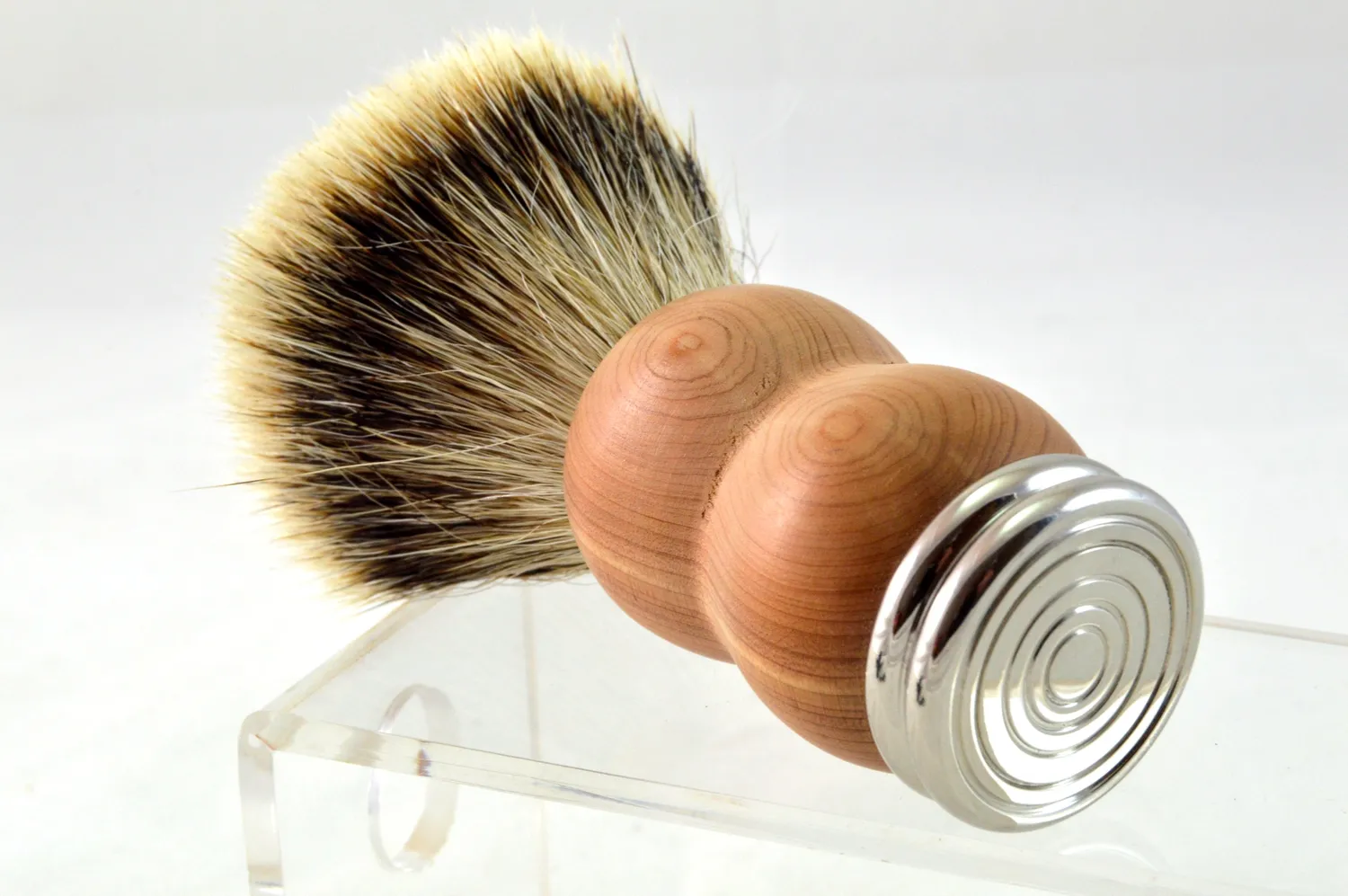 Dr. Dittmar rakborste päronträ silvertip 24 mm