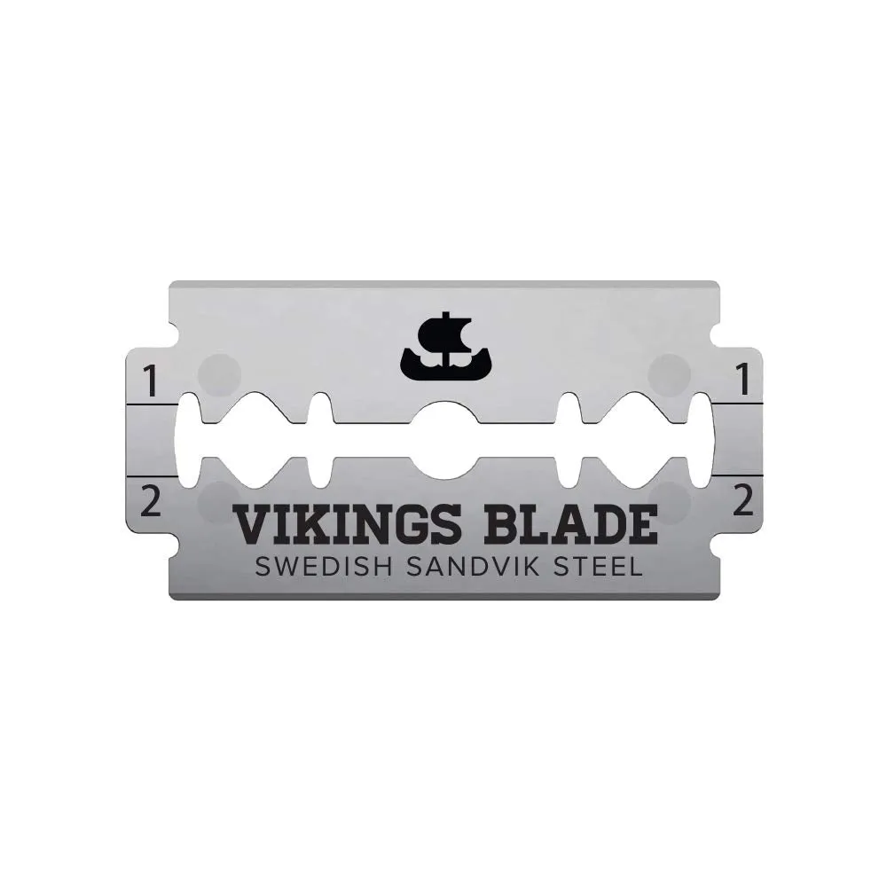 Vikings Blade Cayenne Hot rakblad 50-pack halvvassa